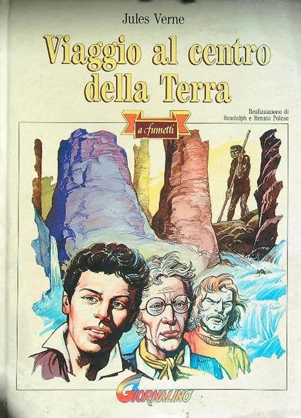 Viaggio al centro della Terra - Jules Verne - copertina