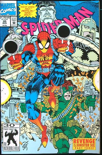 Spider-Man 20/March 1992 - copertina