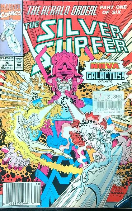 Silver Surfer 70/August 1992 - copertina