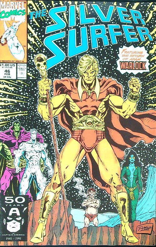 Silver Surfer 46/February 1991 - copertina