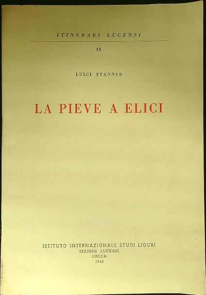 La Pieve a Elici - copertina