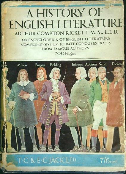 A history of English Literature - copertina