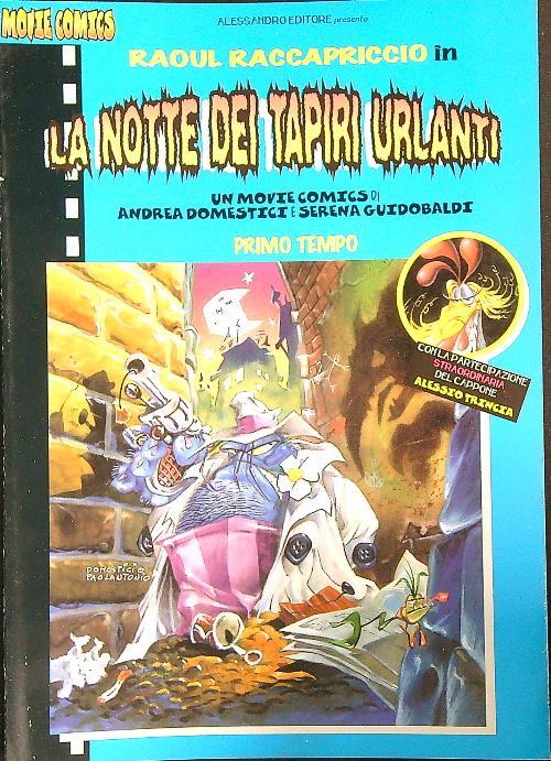 La notte dei tapiri urlanti. Primo tempo - copertina