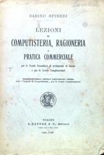 Lezioni di computisteria, ragioneria e pratica commerciale