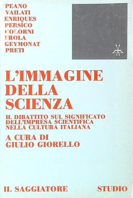 L' immagine della scienza - Giulio Giorello - copertina