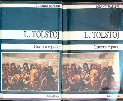 Guerra e pace. 2vv - Leone Tolstoj - copertina