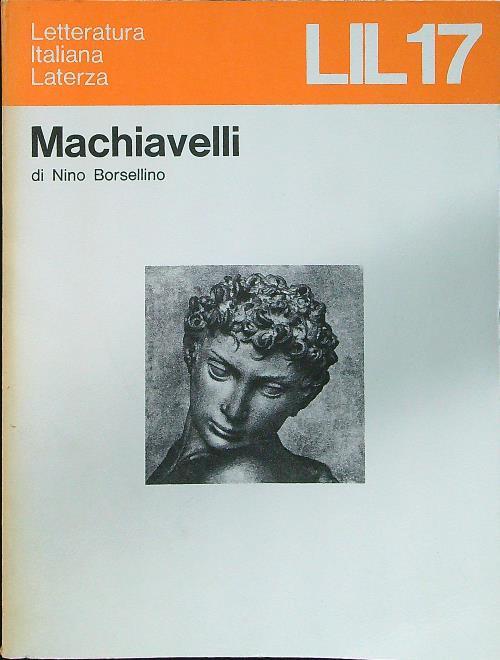 Machiavelli - Nino Borsellino - copertina