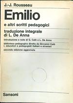 Emilio e altri scritti pedagogici