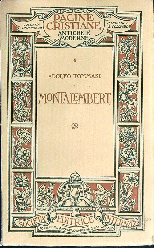 Montalembert - Rodolfo Tommasi - copertina