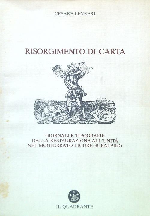 Risorgimento di carta - Cesare Levreri - copertina