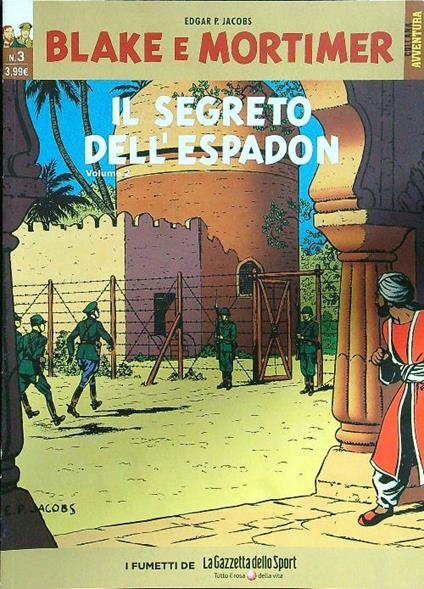 Il segreto dell'Espadon vol. 2 - Edgar P. Jacobs - copertina