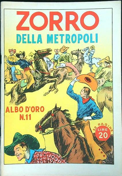 Zorro della metropoli - copertina