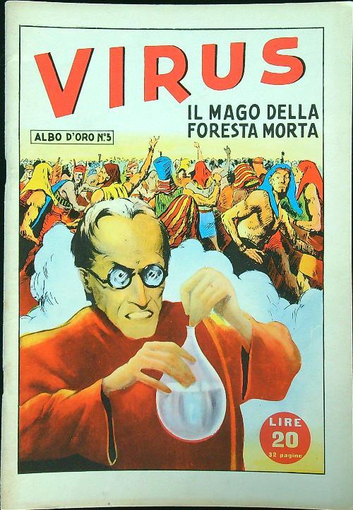 Virus il mago della foresta morta - copertina