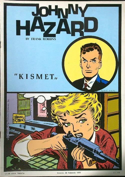 Johnny Hazard Kismet - copertina