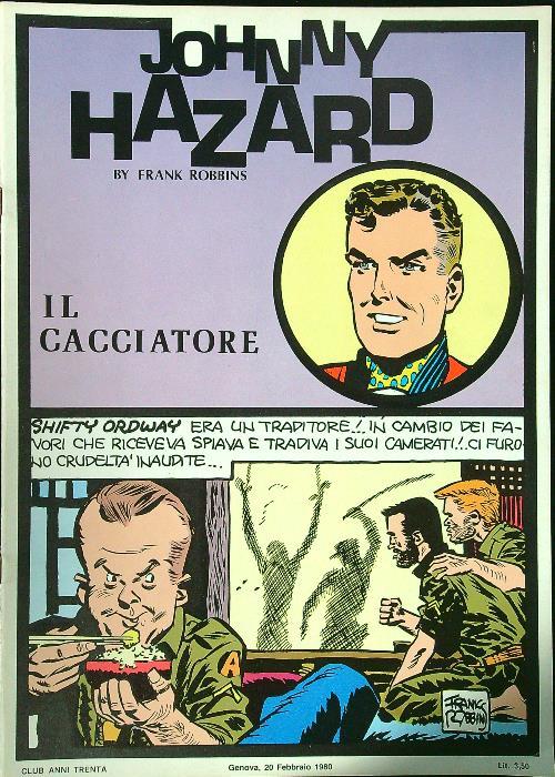 Johnny Hazard: Il cacciatore - copertina