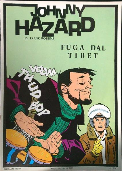 Johnny Hazard: Fuga dal Tibet - copertina