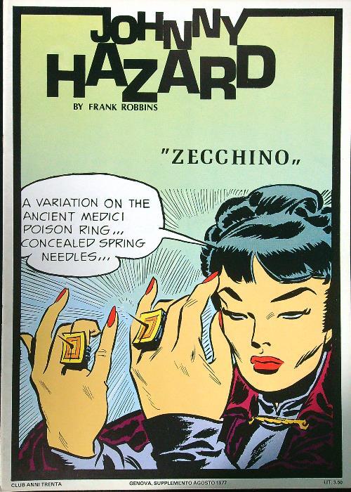 Johnny Hazard: Zecchino - copertina