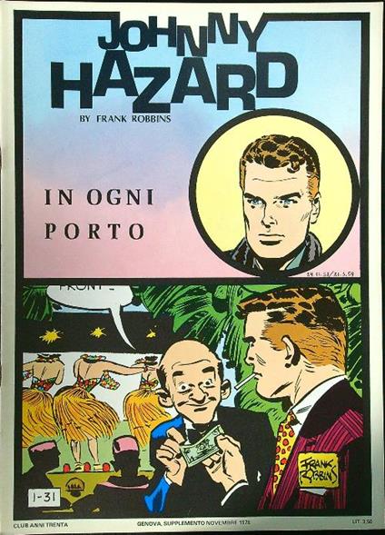 Johnny Hazard: In ogni porto - copertina