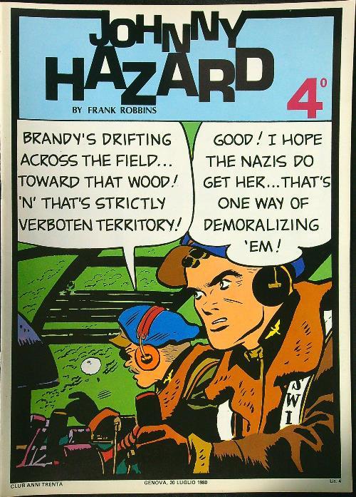 Johnny Hazard 4° - copertina