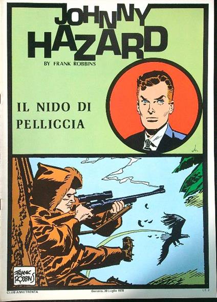 Johnny Hazard: Il nido di pelliccia - copertina