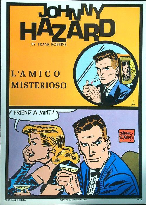 Johnny Hazard: L'amico misterioso - copertina