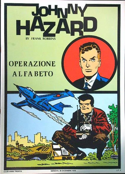 Johnny Hazard: Operazione Alfabeto - copertina