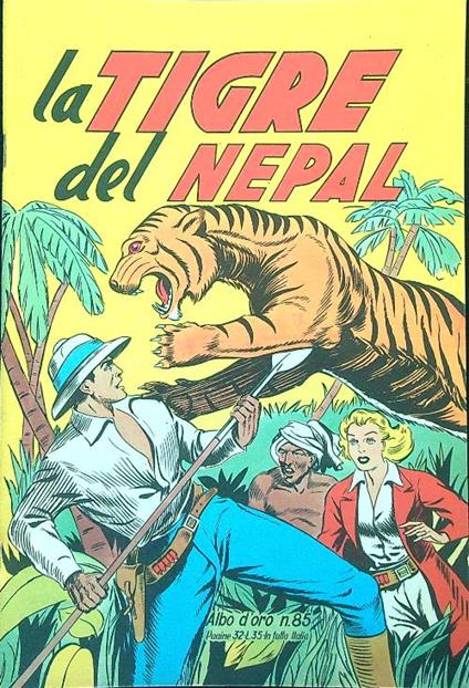 La tigre del Nepal - copertina