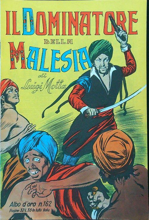 Il dominatore della Malesia - Luigi Motta - copertina