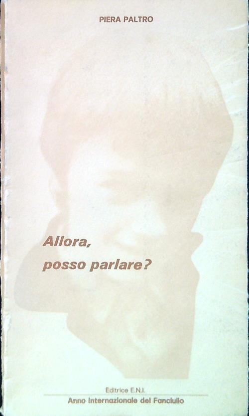 Allora, posso parlare? - Piera Paltro - copertina