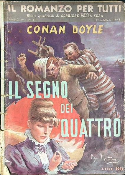 Il segno dei quattro - Arthur Conan Doyle - copertina
