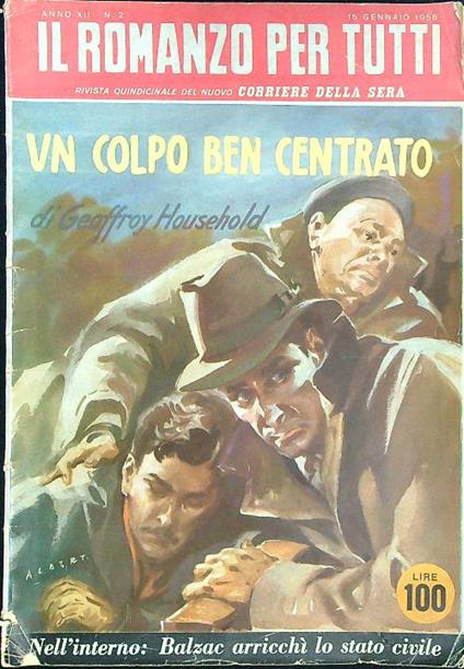 Un colpo ben centrato - Geoffrey Household - copertina