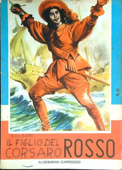 Il figlio del Corsaro Rosso - Emilio Salgari - copertina