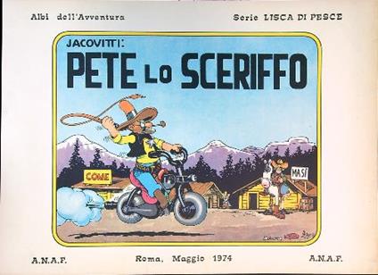 Pete lo sceriffo - Jacovitti - copertina