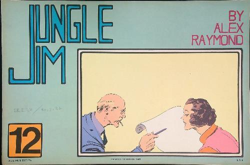 Jungle Jim n. 12/1981 - Alex Raymond - copertina