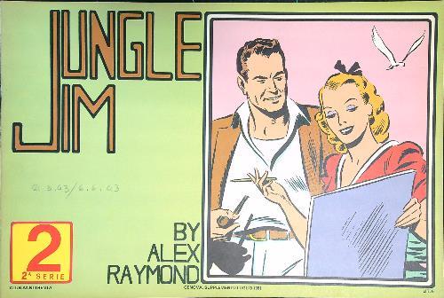 Jungle Jim n. 2 seconda serie/supplemento luglio 1981 - Alex Raymond - copertina