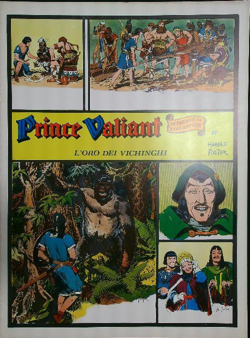 Prince Valiant. L'oro dei vichinghi - Tavole da 257 a 270 - Harold R. Foster - copertina