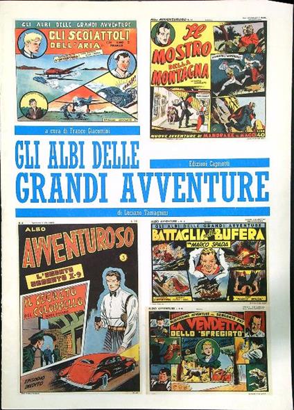 Gli albi delle grandi avventure - Luca Tamagnini - copertina