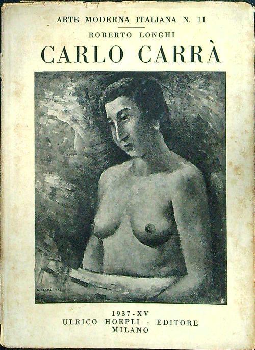 Carlo Carrà - Roberto Longhi - copertina