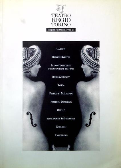 Teatro Regio di Torino. Stagione d'Opera 1996/97 - copertina