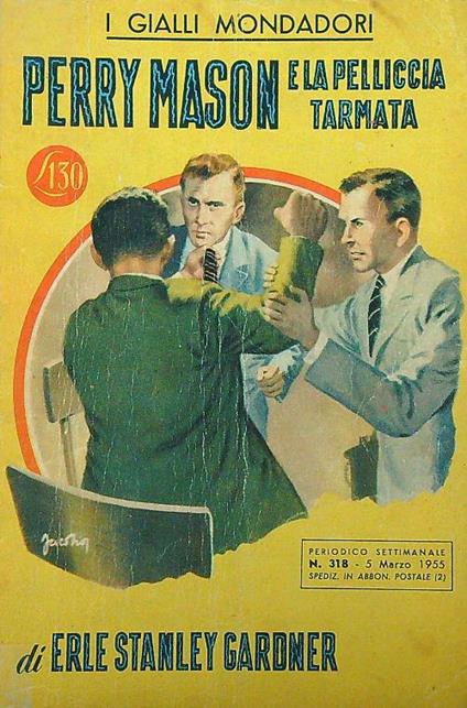 Perry Mason e la pelliccia tarmata - Erle Stanley Gardner - copertina