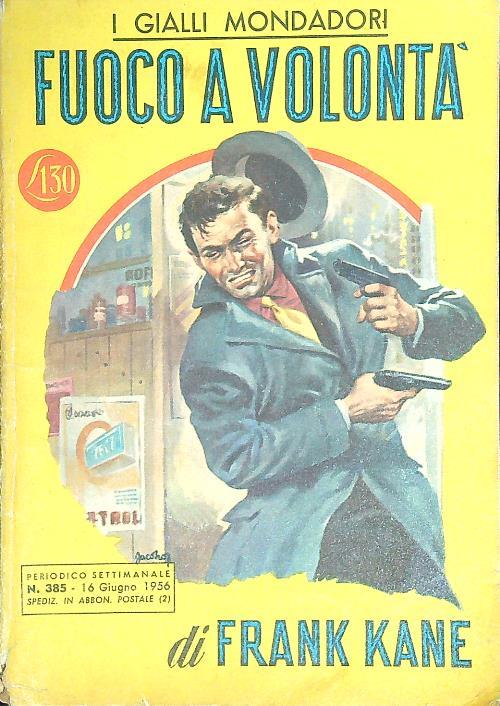 Fuoco a volontà - Frank Kane - copertina