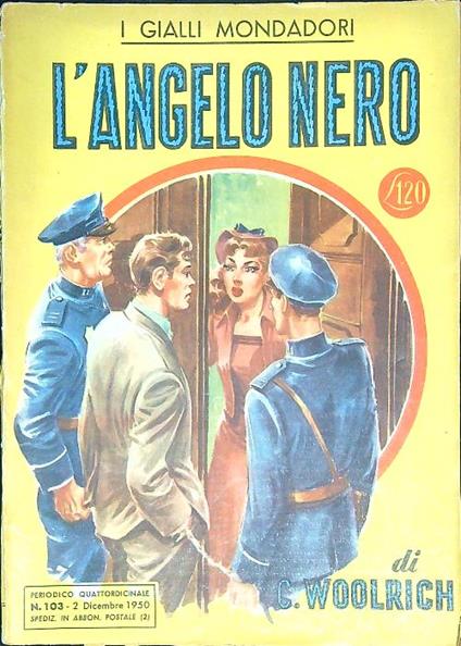 L' angelo nero - Cornell Woolrich - copertina