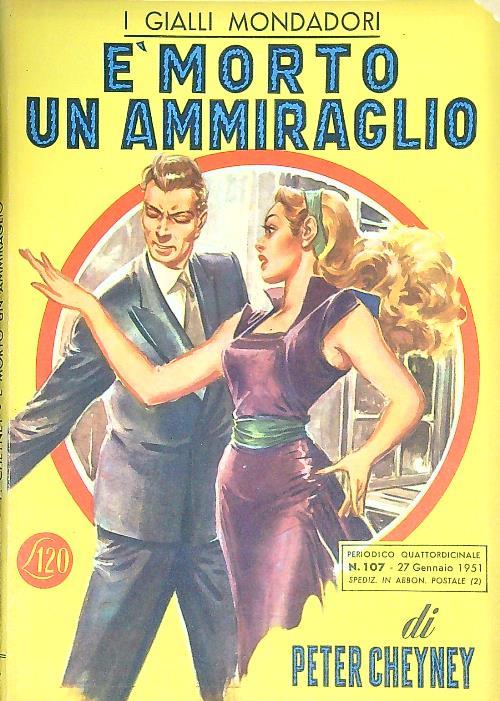 è morto un ammiraglio - Peter Cheyney - copertina