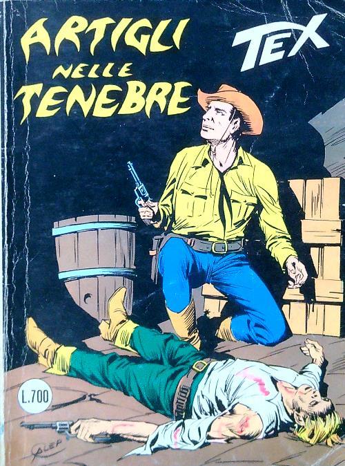 Tex 253. Artigli nelle tenebre - copertina