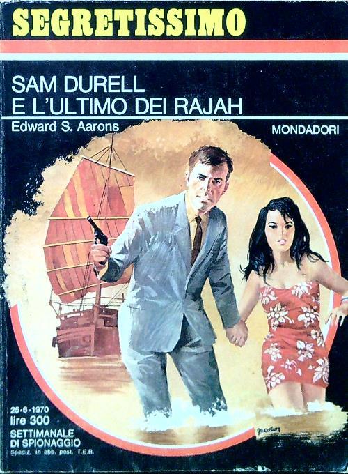 Sam Durell e l'ultimo dei rajah - Edward S. Aarons - copertina