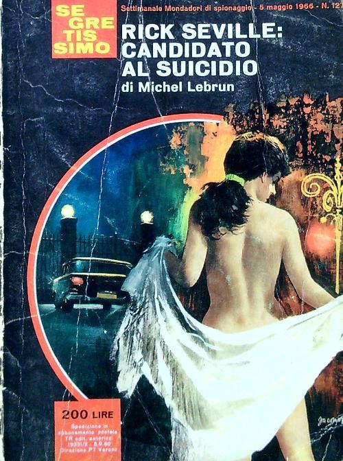 Rick Seville: candidato al suicidio - copertina