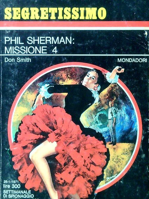 Phil Sherman: missione 4 - copertina