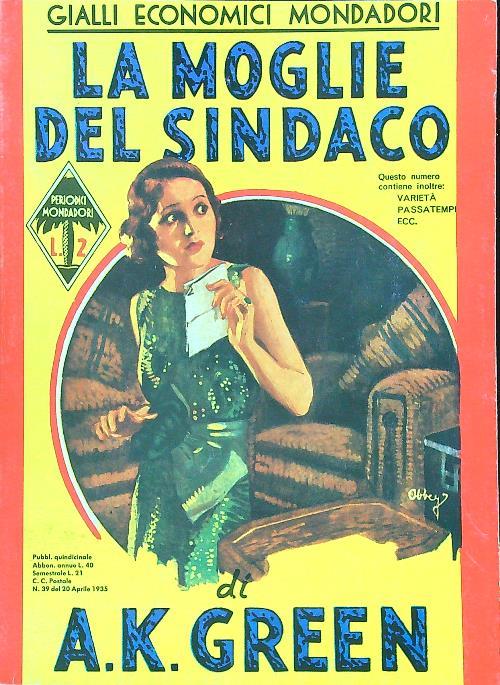 La moglie del sindaco - copertina