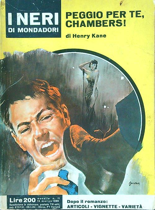 Peggio per te, Chambers! - Henry Kane - copertina