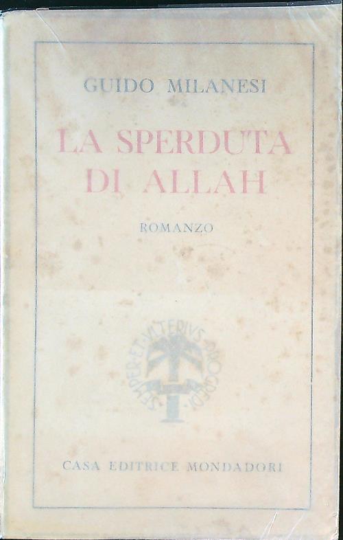 La sperduta di Allah - Guido Milanesi - copertina